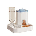 Water and food dispenser for cats