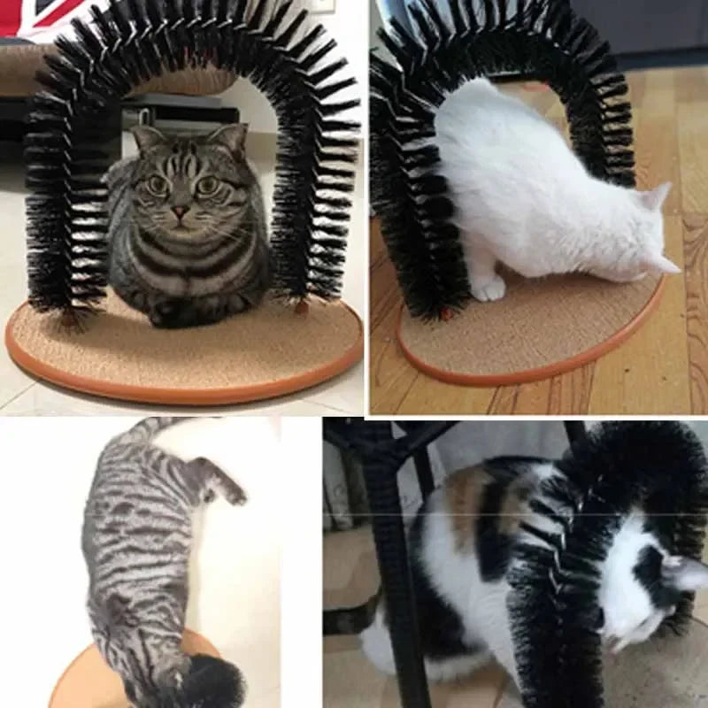 Cat Toy Arch Self Groome Pamper Feline