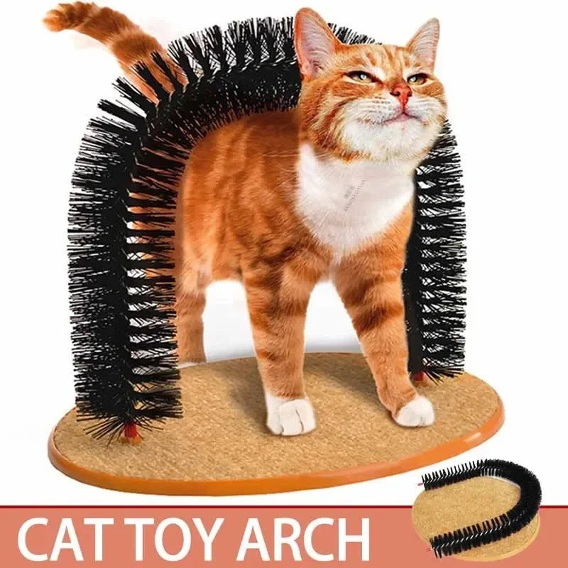 Cat Toy Arch Self Groome Pamper Feline
